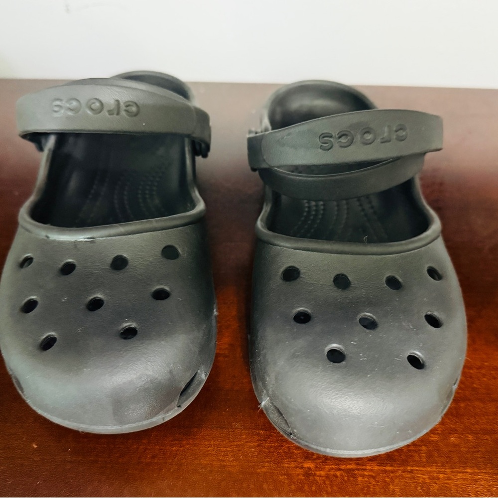 CROCS Black Sandals for Women
